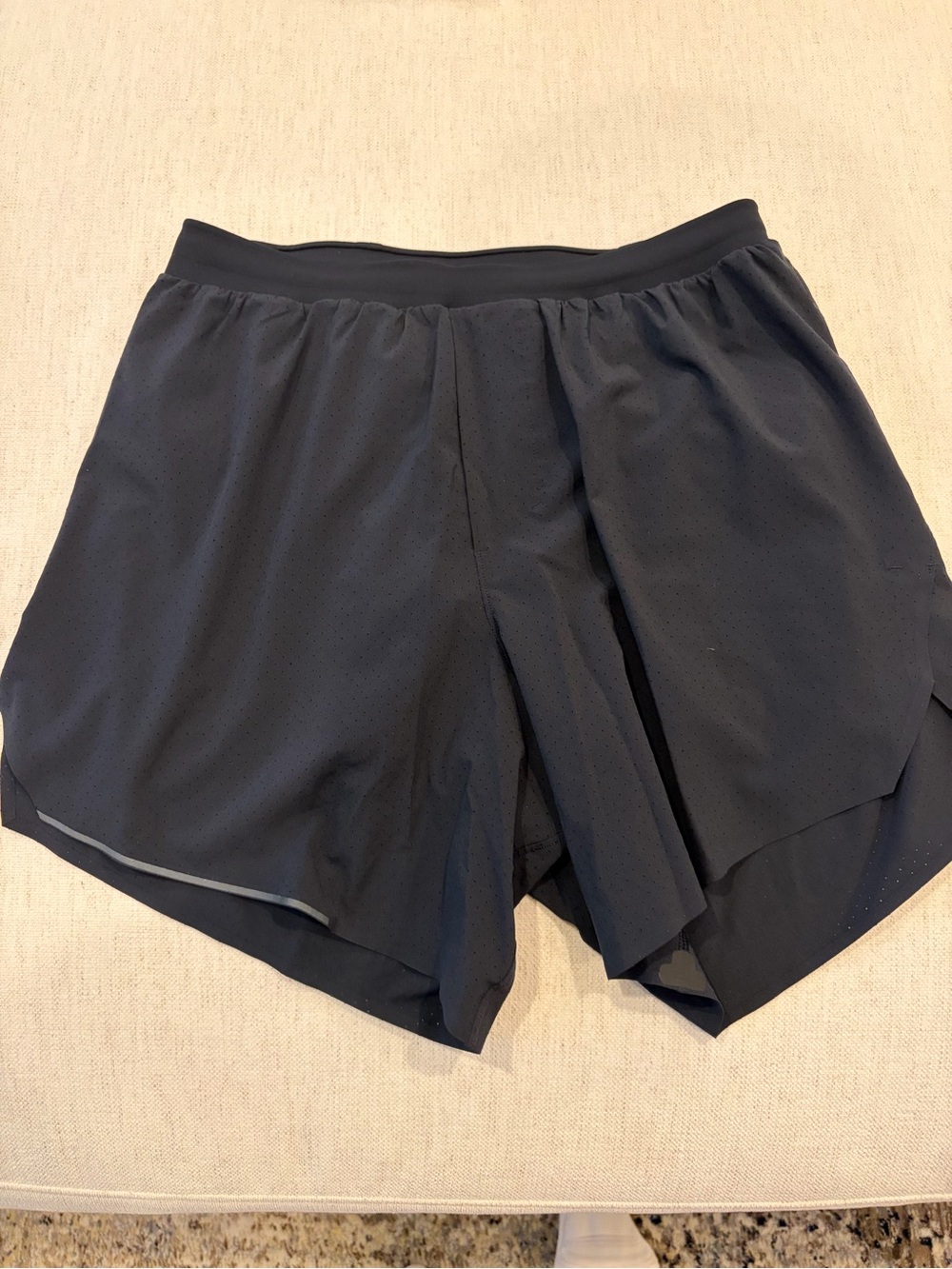Lululemon Navy Fast and Free Lined Short